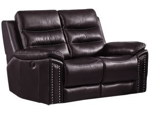 HR050 B (G03) Husky Jetson Reclining Loveseat Brown