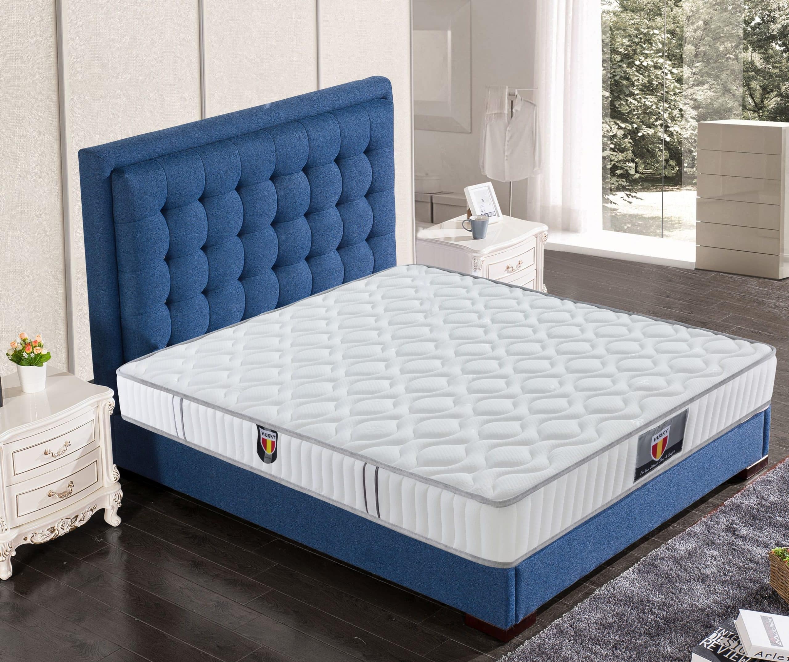 2 Velocity Husky furniture and mattress Velocity spring coils Tight top mattress 3