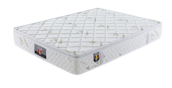 4 Kingdom Husky furniture and mattress five star comfort Pockect coil Bambo Cover euro Pillow top mattress