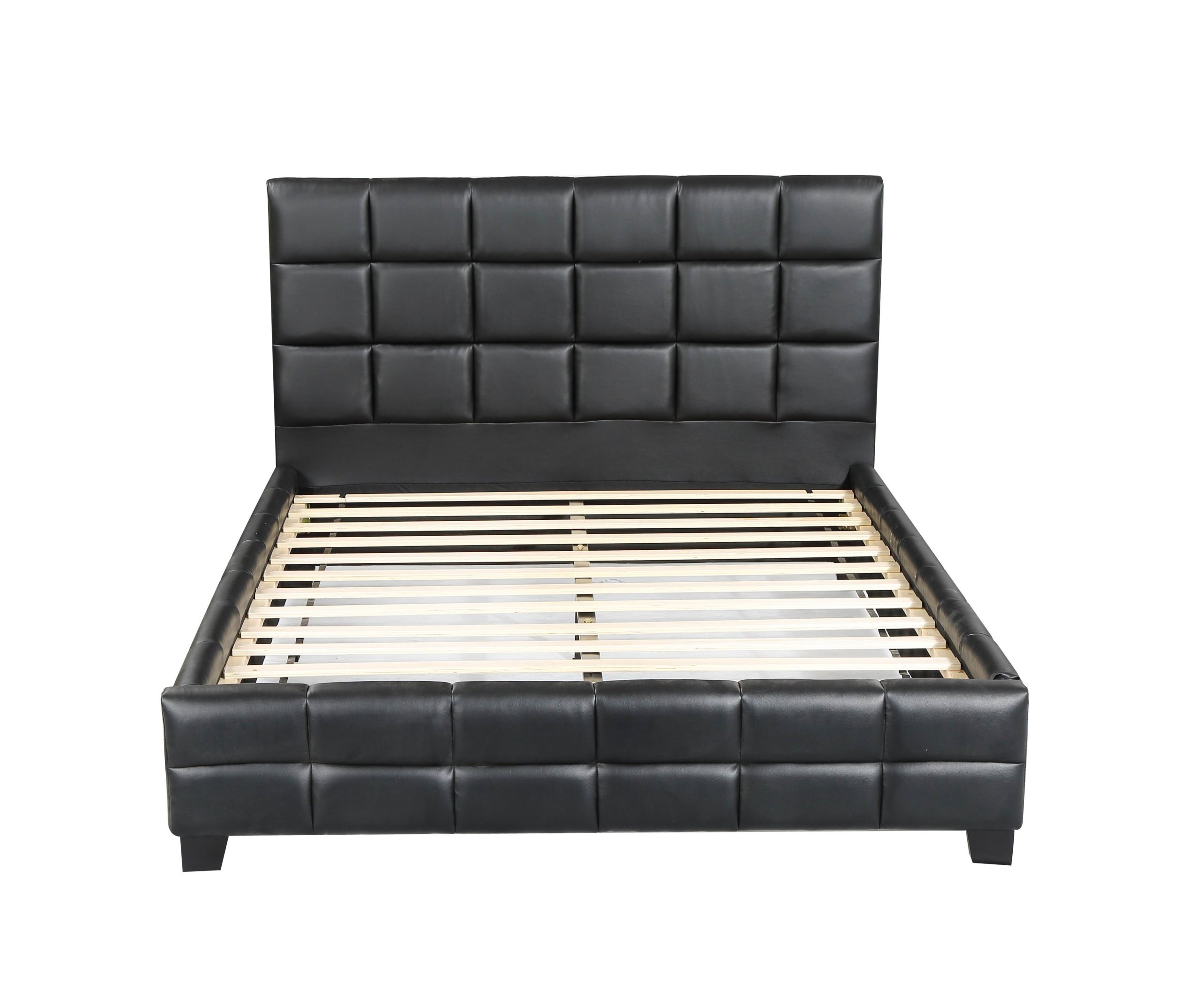 Amelia Queen, Double Bed - 8002 -Husky-Furniture- Single - Double -Queen- King-Black-1.1