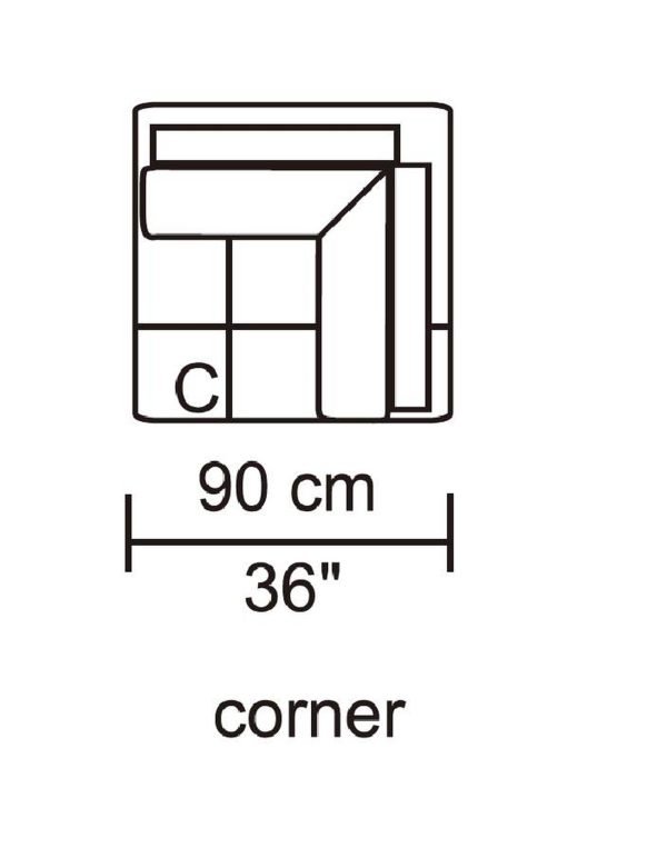 HD1800 - Leggo - Corner.Husky Designer Furniture