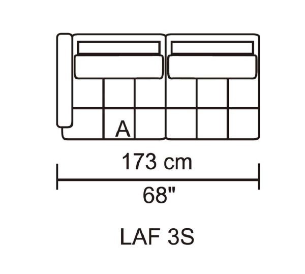 HD1800 - Leggo - LAF 3S.Husky Designer Furniture