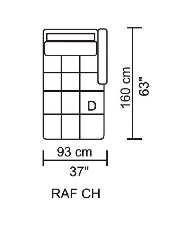 HD1800 - Leggo - RAF CH.Grey.Husky Designer Furniture