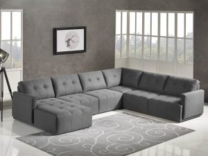 HD1800 - Leggo - sectional sofa LHS-Grey.Husky Designer Furniture