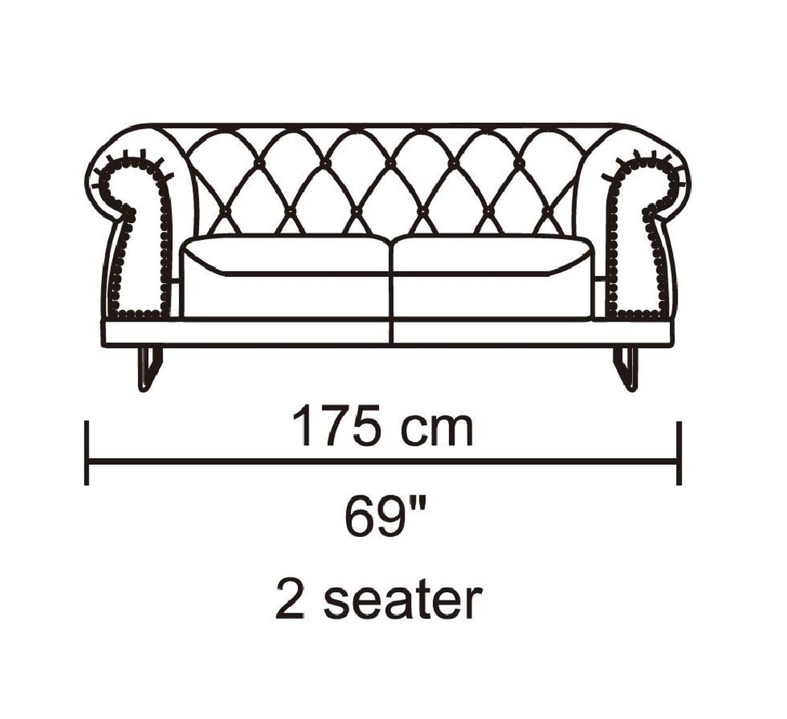 HD1809 - Mason.Loveseat.Beige -G01- Leather .Husky Designer Furniture