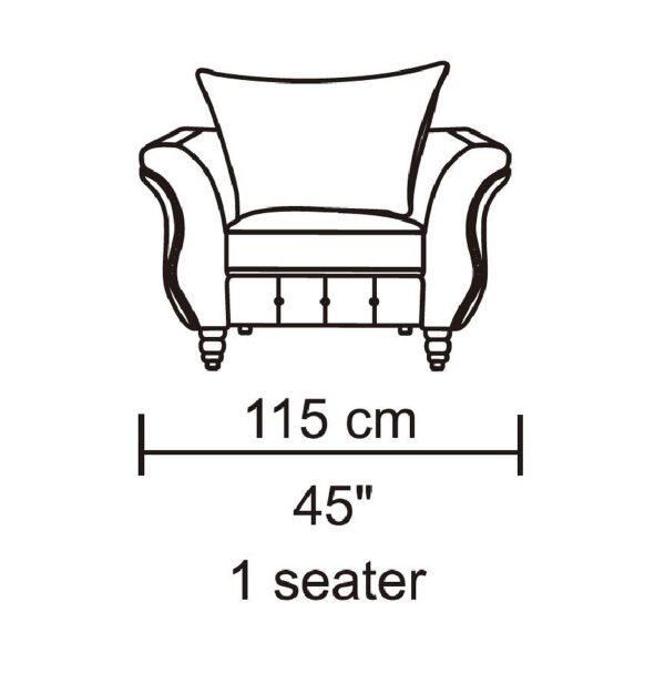 HD1811 -Jesse- Taupe-K25.Fabric .Husky Designer Furniture.Chair