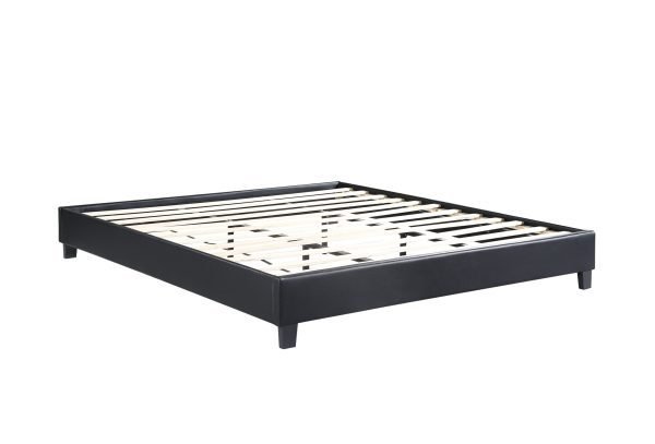 HB805-Paragon Platform Bed - King - Husky-Furniture- Black-1