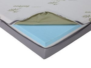 Husky 8 inch gel memory foam Mattress with zipper cover Double Sided